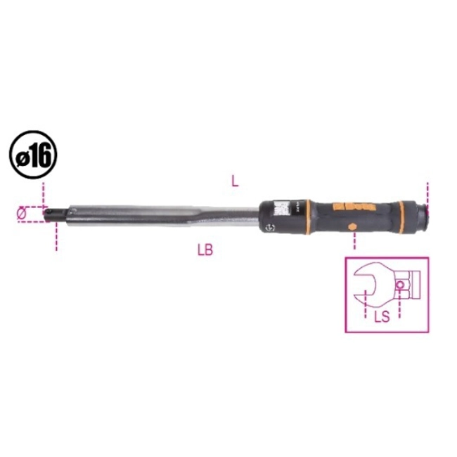 Vendita online Barre dinamometriche a scatto precisione di serraggio ± 3% art.668N/2